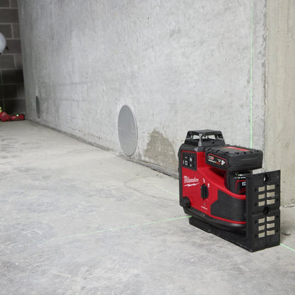 Milwaukee M12A3PLO-0C 12V M12 Green Auto Alignment 360° 3 Plane Laser with 1.2m Compact Laser Tripod & Case